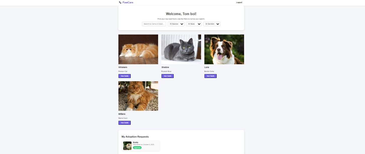 PawCare Dashboard